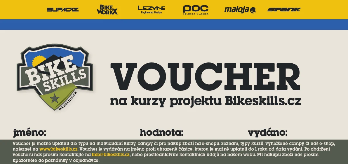 Voucher BikeSkills na kurzy